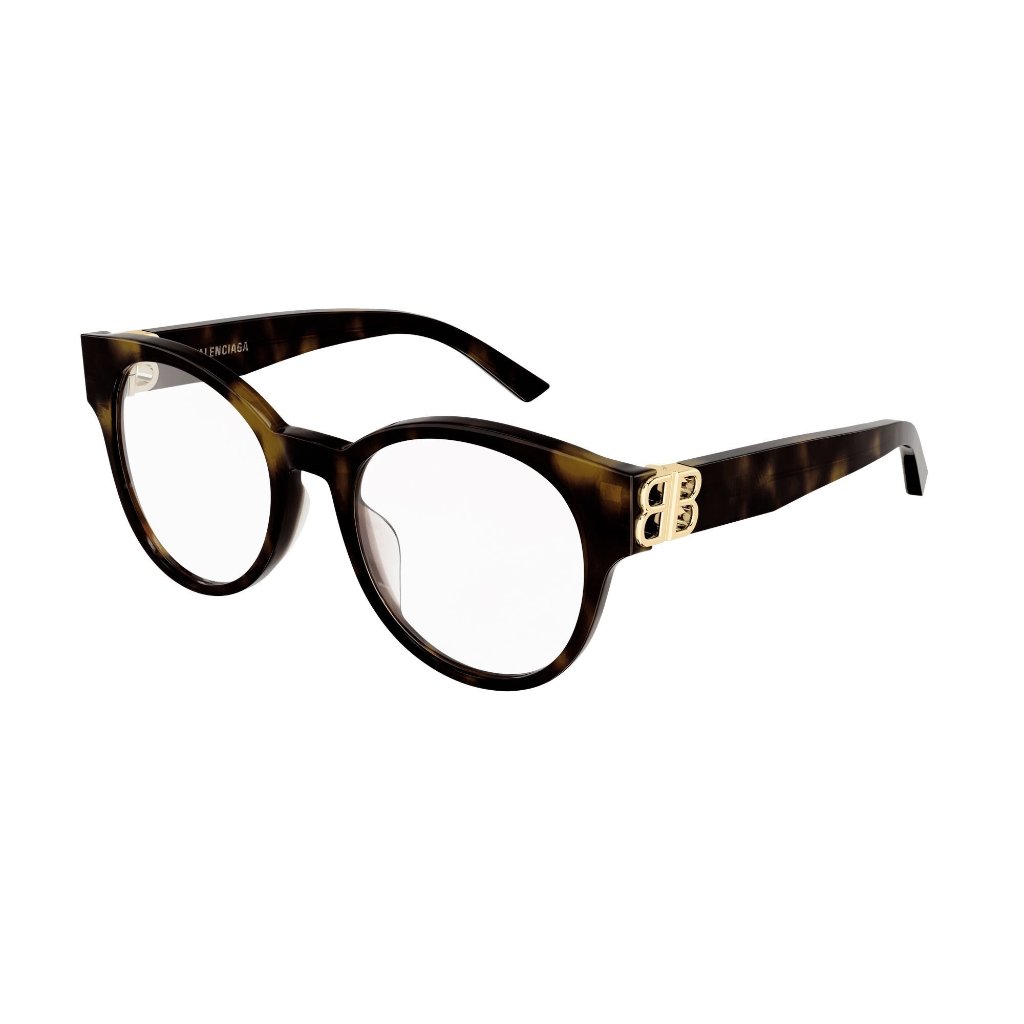 New Balenciaga Eyeglasses Bb0173o 002 Havana Women Eyewear